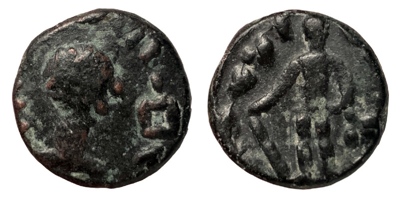 INDIA, Kushan Empire. Kujula Kadphises, circa 30-80 AD. Æ Tetradrachm (Bronze, 4...