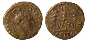BITHYNIA, Iuliopolis. Gordian III, 238-244. Æ (bronze, 1.97 g, 17 mm). Μ ΑΝΤ ΓΟΡΔΙΑΝΟϹ ΑΥΓ radiate, draped and cuirassed bust of Gordian III, r. Rev. ...