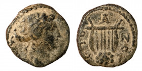 SYRIA, Seleucis and Pieria, Antioch. Pseudo-autonomous issue, time of Hadrian. Æ (bronze, 2 g, 14 mm). Dated Year 177 (128-/29 AD). [ΑΝΤΙΟΧΕⲰΝ ΜΗ], la...