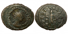 Macrianus, usurper, 260-261. Antoninianus (Billon, 4.39, 25 mm), Samosata. IMP C FVL MACRIANVS P F AVG Radiate and cuirassed bust of Macrianus to righ...
