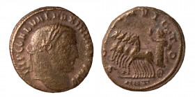Maximinus II Daia, 310-313. Antioch. Follis (Bronze, 5.31 g, 22 mm), struck 310. IMP C GAL VAL MAXIMINVS P F AVG Laureate head of Maximinus to right. ...