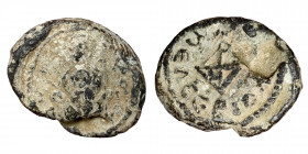 Byzantine Lead Seal. Uncertain. cca. 8-12. centuries (lead, 12.58 g, 21 mm). Good fine.
