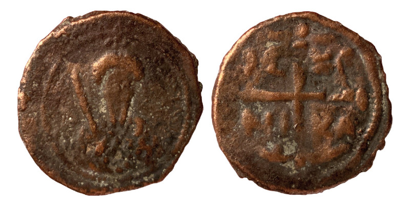 CRUSADERS. Antioch. Tancred. Regent, 1101-03, 1104-12. Follis (bronze, 3.20 g, 2...