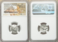 MACEDONIAN KINGDOM. Alexander III the Great (336-323 BC). AR drachm (18mm, 4.23 gm, 3h). NGC AU 5/5 - 4/5. Posthumous issue of Lampsacus, ca. 310-301 ...