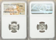 MACEDONIAN KINGDOM. Alexander III the Great (336-323 BC). AR drachm (17mm, 11h). NGC AU. Early posthumous issues of Lampsacus, under Philip III Arrhid...