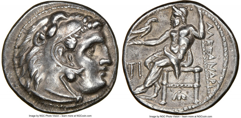 MACEDONIAN KINGDOM. Alexander III the Great (336-323 BC). AR drachm (17mm, 12h)....