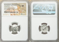 MACEDONIAN KINGDOM. Alexander III the Great (336-323 BC). AR drachm (18mm, 12h). NGC XF. Posthumous issue of 'Colophon', ca. 310-301 BC. Head of Herac...