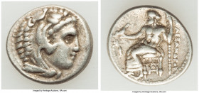 MACEDONIAN KINGDOM. Alexander III the Great (336-323 BC). AR drachm (18mm, 4.24 gm, 12h). About XF. Lifetime issue of Miletus, ca. 325-323 BC. Head of...