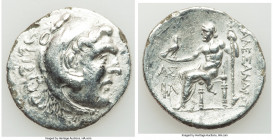 PAMPHYLIA. Aspendus. Ca. 212/11-184/3 BC. AR tetradrachm (31mm, 14.93 gm, 12h). Choice VF, tooling, crystalized, lamination. Posthumous issue in the n...