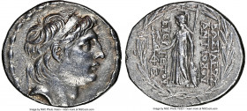 SELEUCID KINGDOM. Antiochus VII Euergetes (Sidetes) (138-129 BC). AR tetradrachm (31mm, 16.72 gm, 12h). NGC AU 5/5 - 3/5. Antioch on the Orontes. Diad...