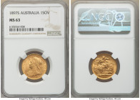 Victoria gold Sovereign 1897-S MS63 NGC, Sydney mint, KM13, S-3877.

HID09801242017

© 2020 Heritage Auctions | All Rights Reserved