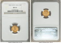 Republic gold 2 Colones 1922-(P) MS65 NGC, Philadelphia mint, KM139.

HID09801242017

© 2020 Heritage Auctions | All Rights Reserved