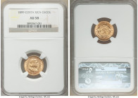 Republic gold 5 Colones 1899 AU58 NGC, KM142. Two Year Type. Rose gold toned. AGW 0.1126 oz. 

HID09801242017

© 2020 Heritage Auctions | All Righ...
