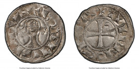 Principality of Antioch. Bohemond III 3-Piece Lot of Certified Deniers ND (1163-1201) AU58 PCGS, Antioch mint. Bohemond III Head left. Includes (1) AU...