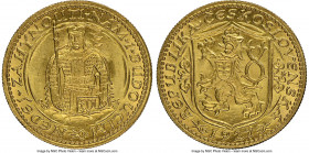 Republic gold Ducat 1927 UNC Details (Obverse Scratched) NGC, Kremnitz mint, KM8. Mintage: 25,774. 

HID09801242017

© 2020 Heritage Auctions | Al...
