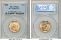 Victoria gold Sovereign 1888 MS62 PCGS, KM767, S-3866. AGW 0.2355 oz. 

HID09801242017

© 2020 Heritage Auctions | All Rights Reserved