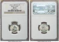 George V Pair of Certified Multiple Pence, 1) "Small Bust" 6 Pence 1926 - MS65 NGC, KM828 2) 3 Pence 1913 - MS65 PCGS, KM813 Sold as is, no returns. ...