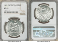 Republic Peso 1895 MS63 NGC, Nueva Guatemala mint, KM210. Untoned with glowing luster. 

HID09801242017

© 2020 Heritage Auctions | All Rights Res...