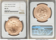 Estados Unidos gold Restrike 50 Pesos 1947 MS70 NGC, Mexico City mint, KM481. Rose-gold color. AGW 1.2056 oz. 

HID09801242017

© 2020 Heritage Au...