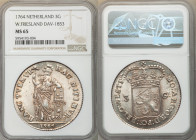 West Friesland. Provincial 3 Gulden 1764 MS65 NGC, KM141.1, Dav-1853. Pearl gray with champagne toning. 

HID09801242017

© 2020 Heritage Auctions...