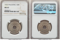 British Mandate 10 Mils 1933 MS63 NGC, KM4.

HID09801242017

© 2020 Heritage Auctions | All Rights Reserved