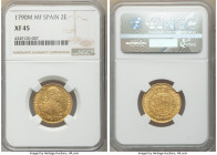 Charles IV gold 2 Escudos 1790 M-MF XF45 NGC, Madrid mint, KM435.1. AGW 0.1904 oz. 

HID09801242017

© 2020 Heritage Auctions | All Rights Reserve...