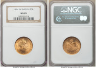 Oscar II gold 20 Kronor 1876-EB MS65 NGC, KM744. AGW 0.2593 oz. 

HID09801242017

© 2020 Heritage Auctions | All Rights Reserved