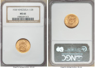 Republic gold 10 Bolivares 1930-(p) MS66 NGC, Philadelphia mint, KM-Y31. Holder tag mislabeled 1/2 Bolivar. AGW 0.0933 oz. 

HID09801242017

© 202...