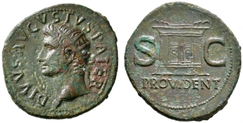Kaiserzeit. Tiberius 14-37. Dupondiuis (für Divus Augustus) ca. 22/23-30 -Rom-. ...