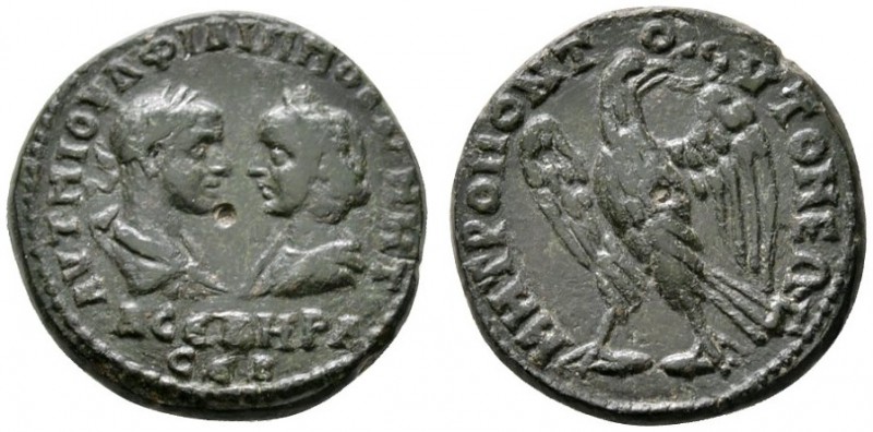 Kaiserzeit. Philippus I. Arabs 244-249. AE-27 mm (Provinzialprägung für MOESIA I...