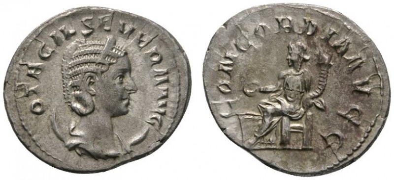 Kaiserzeit. Otacilia Severa 244-249, Gemahlin des Philippus I. Antoninian 248/24...