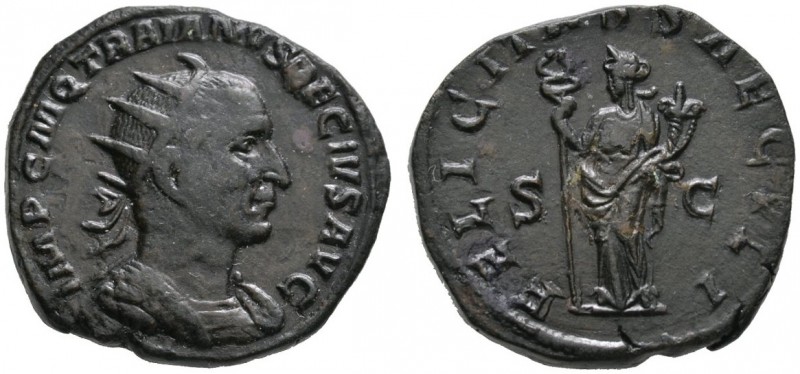 Kaiserzeit. Traianus Decius 249-251. Doppelsesterz 249/251 -Rom-. IMP C M Q TRAI...