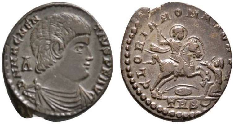Kaiserzeit. Magnentius 350-353. Maiorina (AE-22 mm) -Trier-. D N MAGNENTIVS P F ...