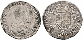Belgien-Flandern. Philipp II. von Spanien 1555-1598. Ecu Philippe 1557. Delm. 35, Dav. 8645. sehr schön