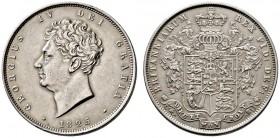 Großbritannien. George IV. 1820-1830. Halfcrown 1825. Spink 3809. überdurchschnittliche Erhaltung, sehr schön-vorzüglich