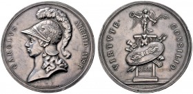 Haus Habsburg. Franz II. 1792-1806. Silbermedaille 1799 von Baldenbach, auf den Sieg über die Franzosen bei Stockach-Pfullendorf durch Erzherzog Karl....