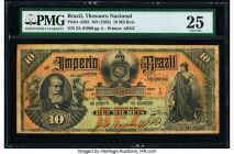 Brazil Thesouro Nacional 10 Mil Reis ND (1885) Pick A262 PMG Very Fine 25. Kingdom of Brazil Treasury notes are increasing in popularity, with no fore...