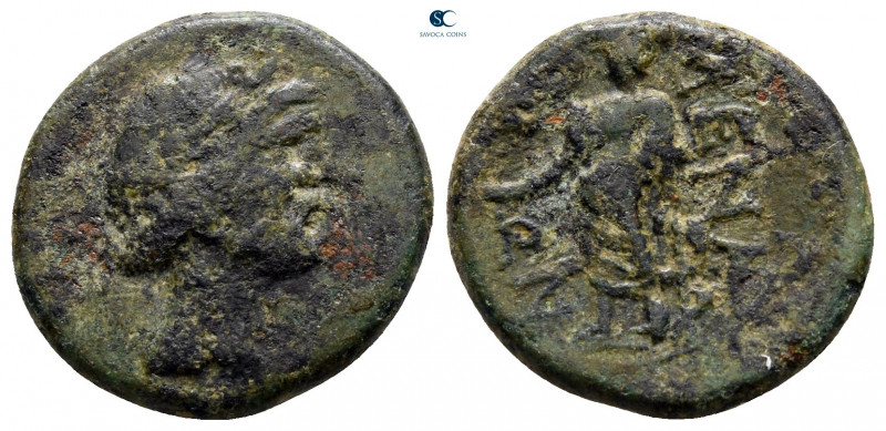 Sicily. Menaion circa 200-150 BC. 
Bronze Æ

17 mm, 3,79 g



nearly very...