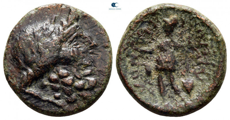 Sicily. Panormos circa 300-200 BC. 
Bronze Æ

17 mm, 3,28 g



nearly ver...