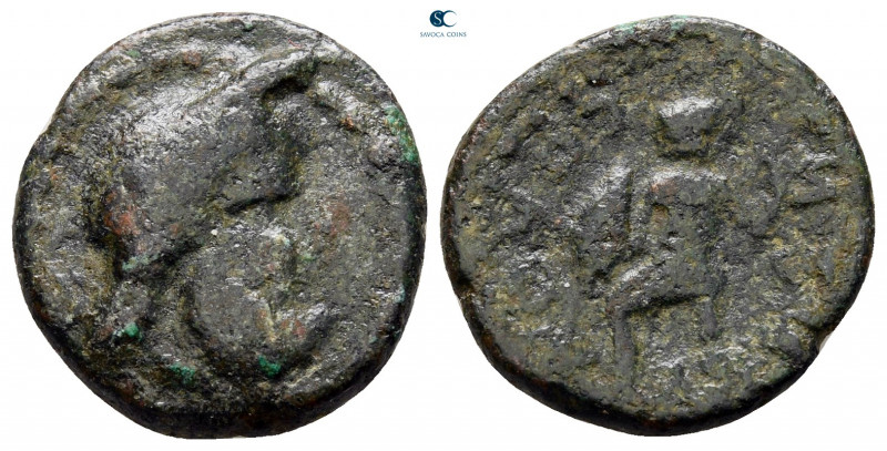 Sicily. Panormos circa 250-200 BC. 
Bronze Æ

17 mm, 3,39 g



nearly ver...