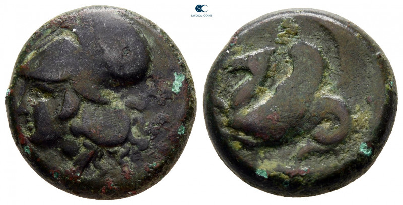 Sicily. Syracuse. Dionysios I 405-367 BC. 
Litra Æ

17 mm, 7,33 g



near...