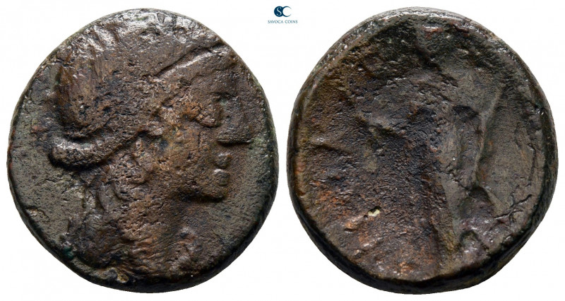 Sicily. Syracuse circa 100-0 BC. 
Bronze Æ

20 mm, 7,99 g



very fine