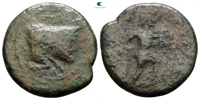 Sicily. The Sileraioi circa 354-344 BC. 
Bronze Æ

21 mm, 5,92 g



fine
