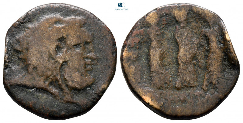 Sicily. Thermai Himerensis circa 350-280 BC. 
Bronze Æ

19 mm, 5,41 g



...