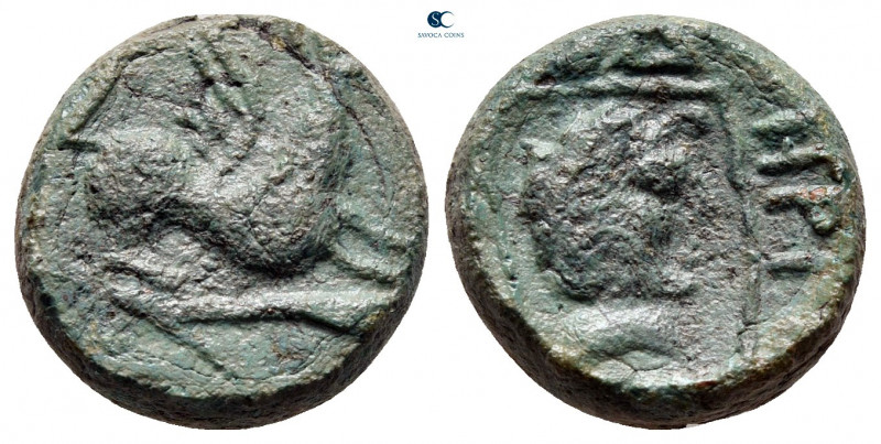 Thrace. Abdera circa 311-280 BC. contemporary barbaric imitation
Bronze Æ

15...