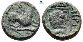Thrace. Abdera circa 311-280 BC. contemporary barbaric imitation. Bronze Æ