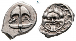 Thrace. Apollonia Pontica circa 450-390 BC. Drachm AR