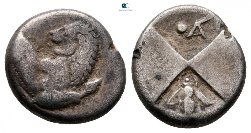 The Thracian Chersonese. Chersonesos circa 386-338 BC. 
Hemidrachm AR

13 mm,...