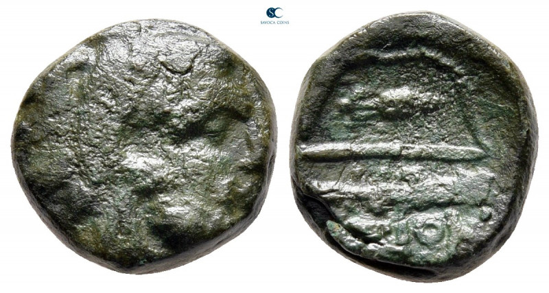 Islands off Thrace. Thasos circa 390-335 BC. 
Bronze Æ

13 mm, 2,88 g



...