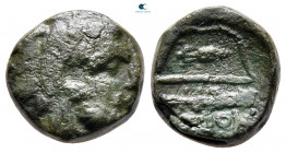 Islands off Thrace. Thasos circa 390-335 BC. Bronze Æ
